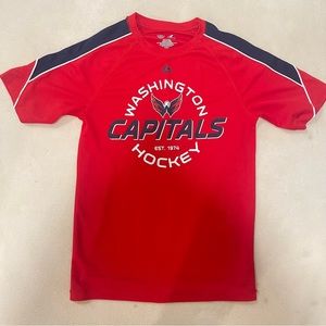 Red Washington Capitals Hockey Shirt